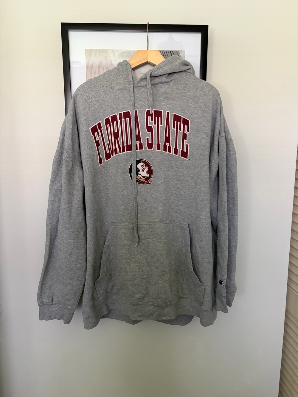 Champion Florida State Gray Pullover Hoodie